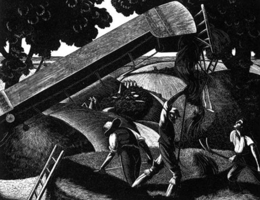 June | Haymaking by Clare Leighton