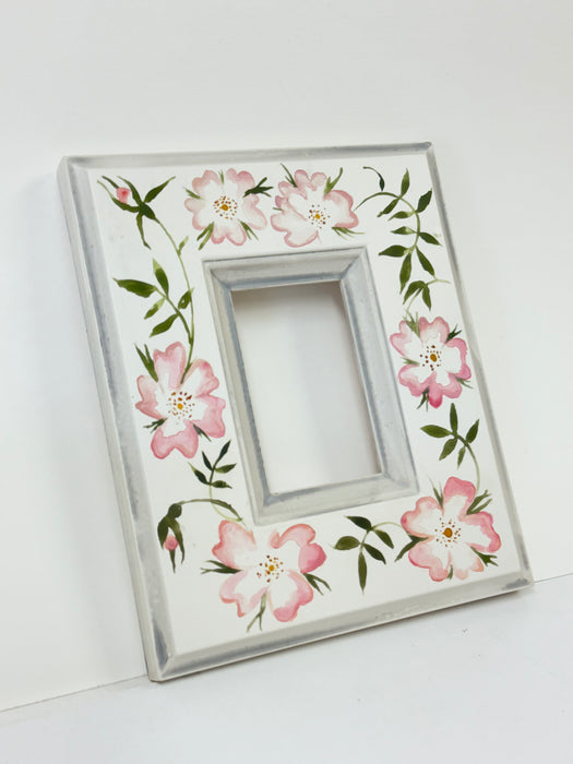 Hand-Painted Gesso Photo Frame #2