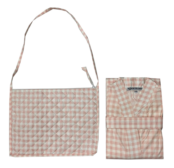 Sugar Mouse Cotton Kimono Robe and Wash Bag