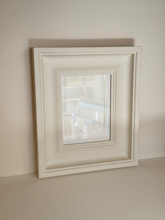 Chunky White Moulded Handmade Photo Frame #27