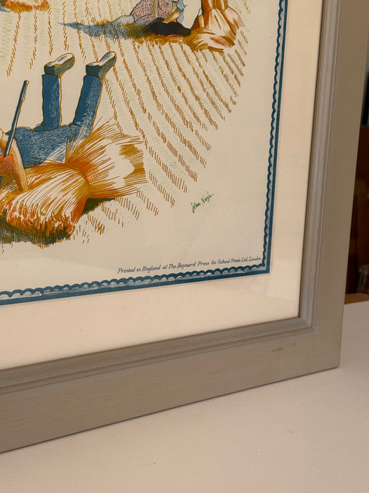 Harvesting by John Nash, Framed | School Print