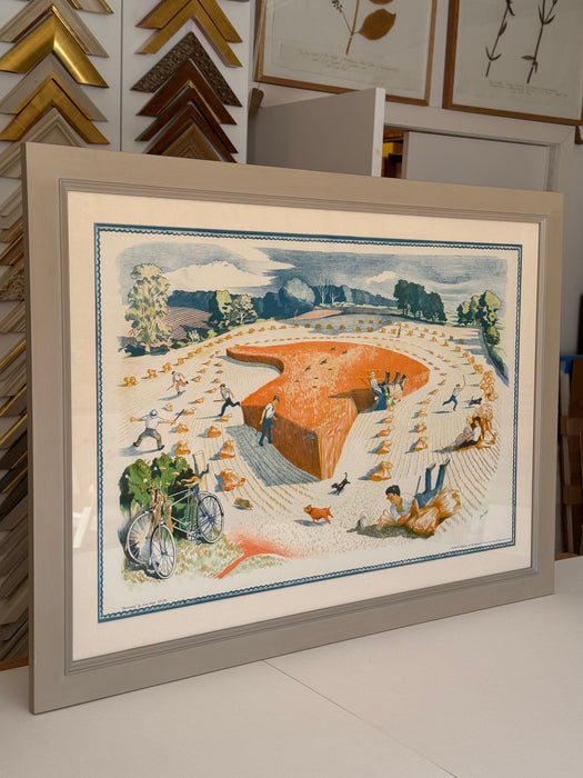 Harvesting by John Nash, Framed | School Print
