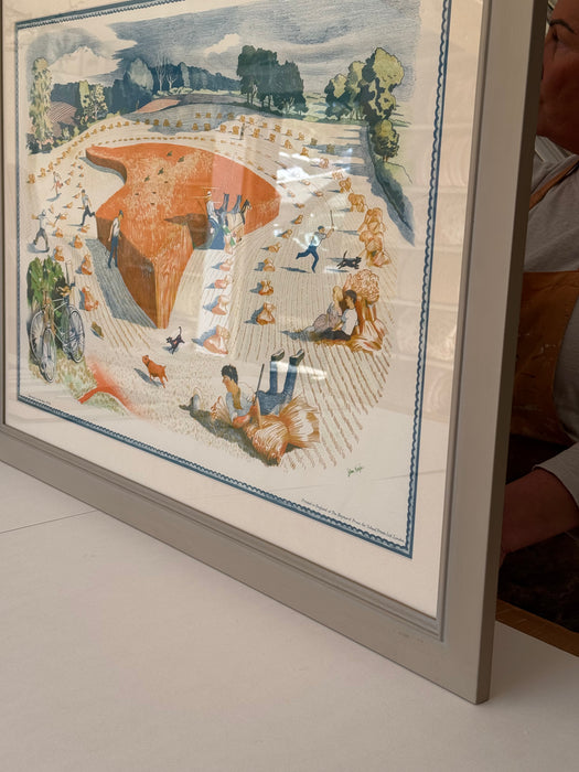 Harvesting by John Nash, Framed | School Print
