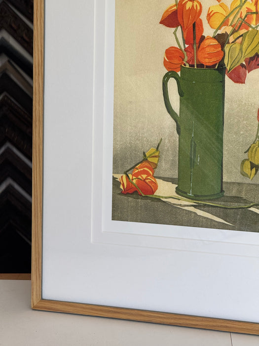Japanese Bush Lanterns by Eric Slater, Framed