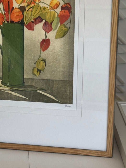 Japanese Bush Lanterns by Eric Slater, Framed