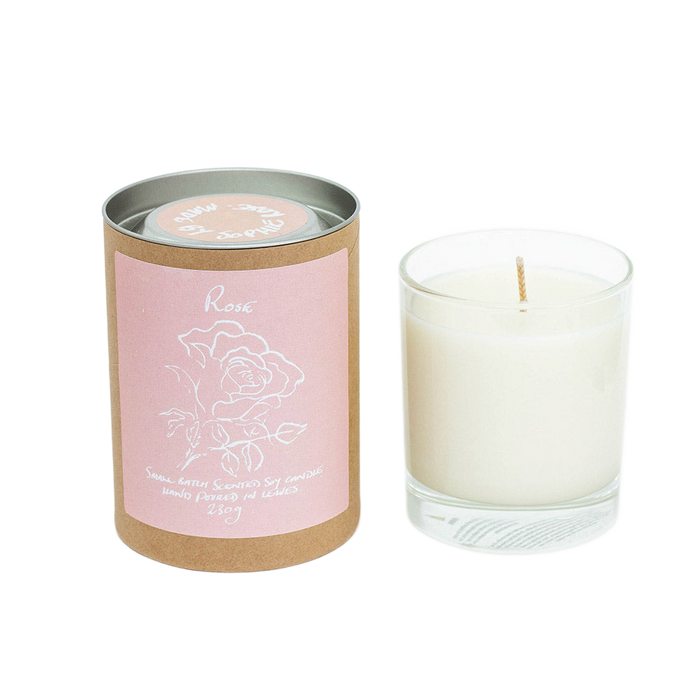 Rose Scented Soy Candle