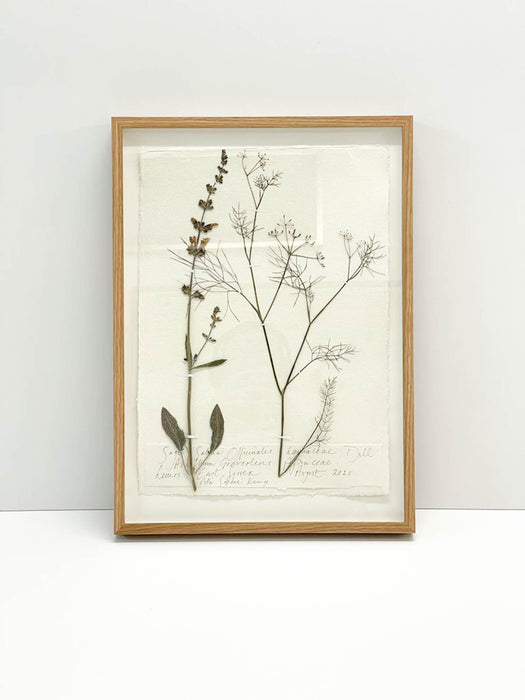 Sage • Dill • Original by Peta King | A3 Pressing Framed