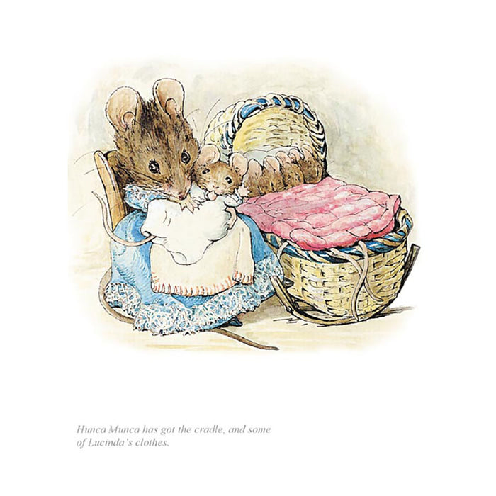 Hunca Munca Has Got The Cradle By Beatrix Potter