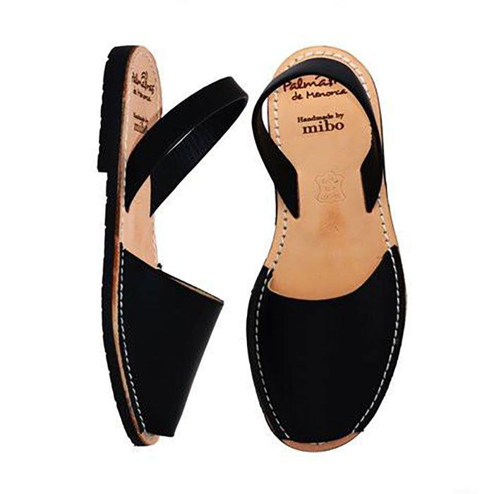 Palmaira Leather Sandal In Black