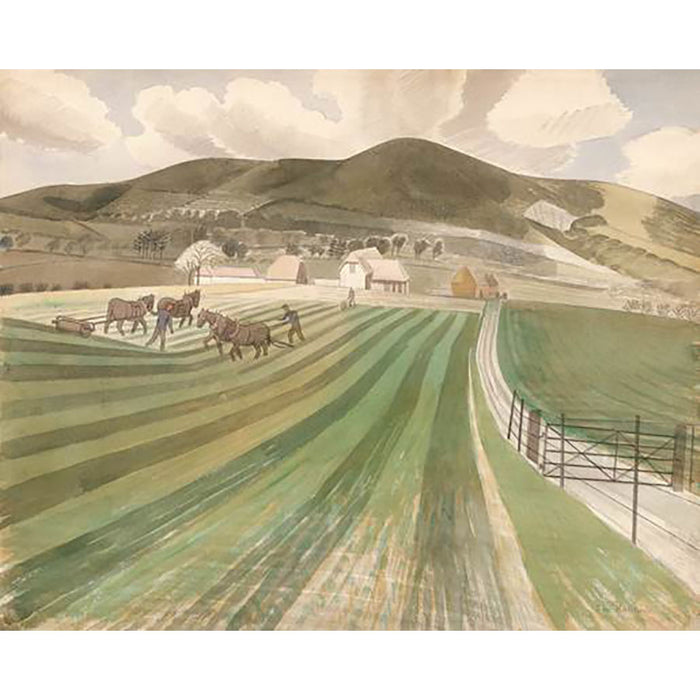 Mount Caburn By Eric Ravilious