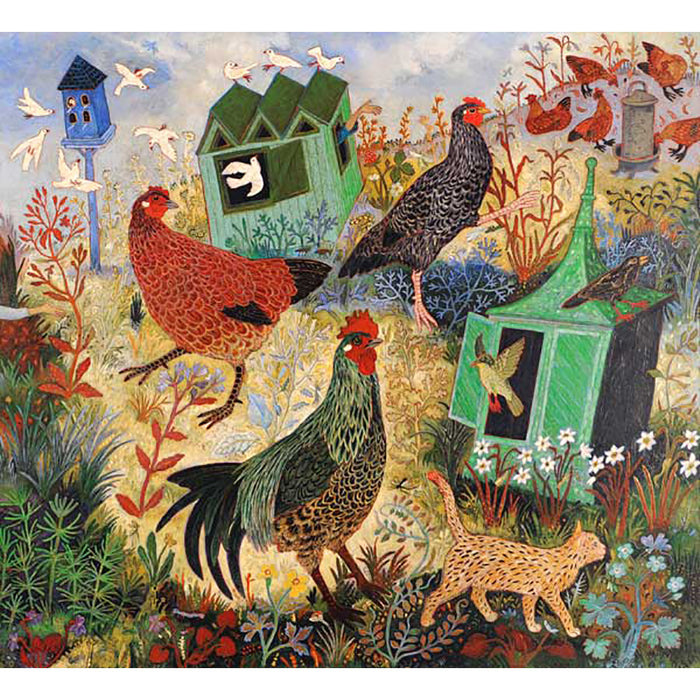 Feeding the Hens By Anna Pugh