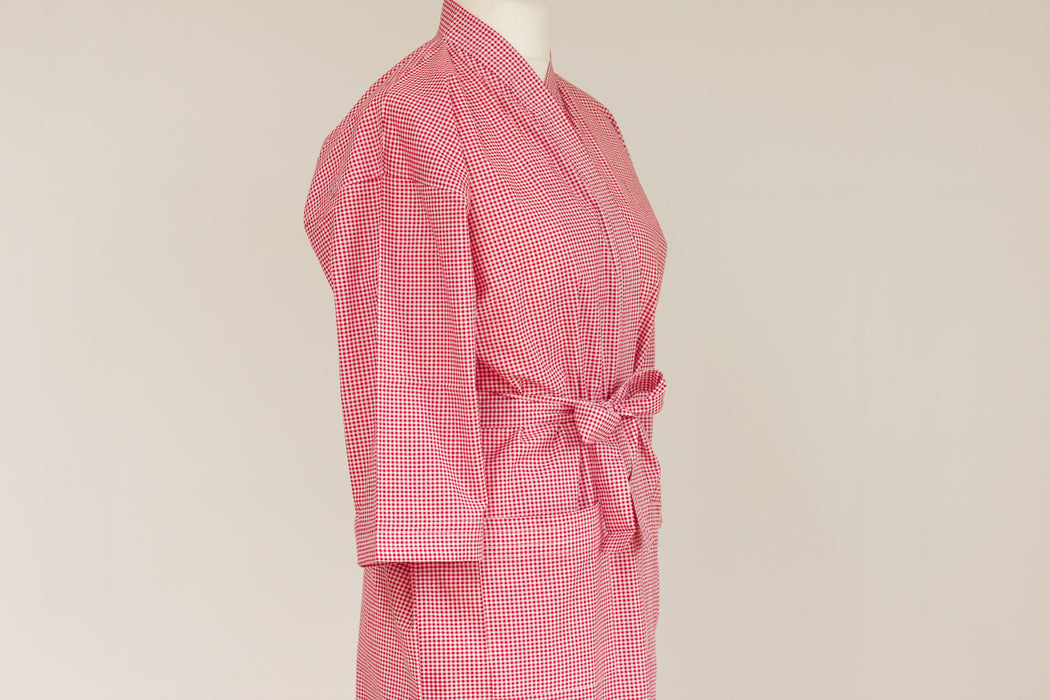 Jam Jar Cotton Kimono Robe and Wash Bag