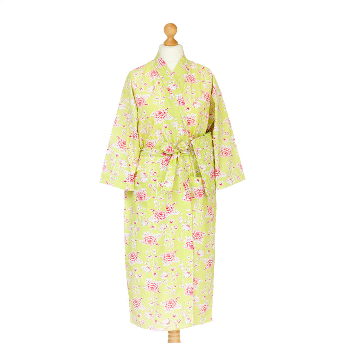 Sweet William Cotton Kimono Robe and Wash Bag