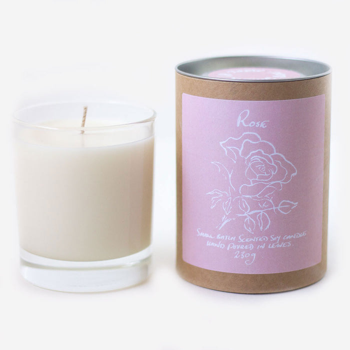 Rose Scented Soy Candle