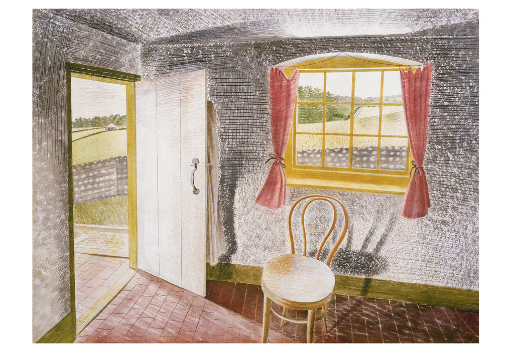 Interior at Furlongs By Eric Ravilious