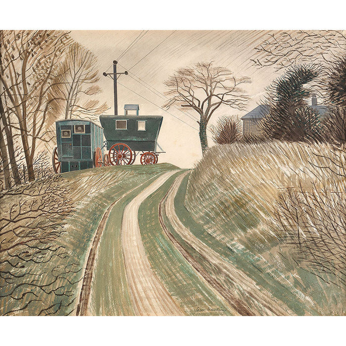 Caravans By Eric Ravilious