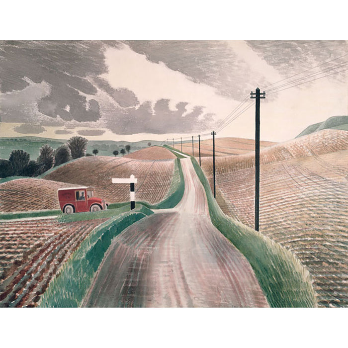 Wiltshire Landscape By Eric Ravilious