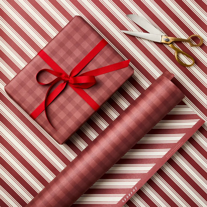 Elizabeth Gingham & Natasha Stripe Wrapping Paper