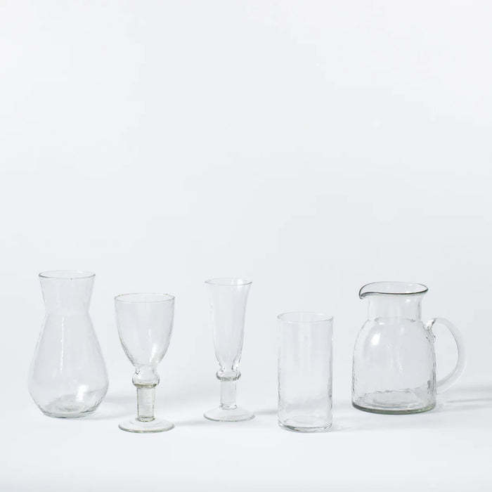 Hammered Water Glass