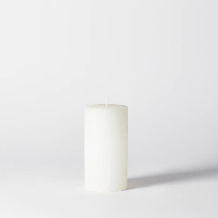 White Pillar Candle Medium