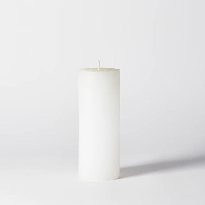 White Pillar Candle Large