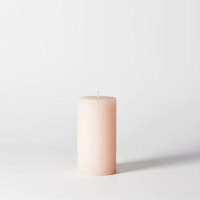 Pink Pillar Candle Medium