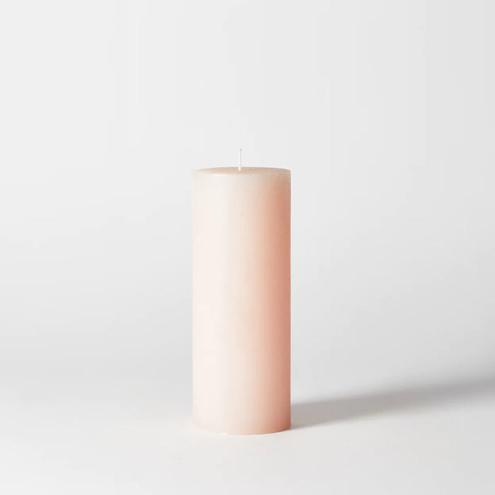 Pink Pillar Candle Large