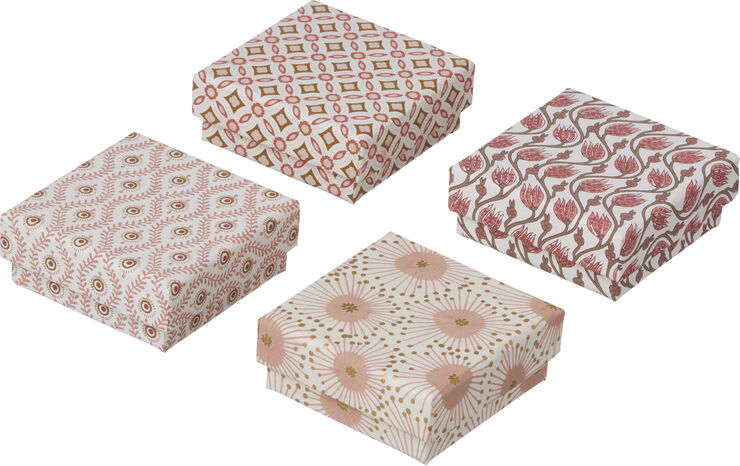 Mini Gift Boxes in Lotus Ruby