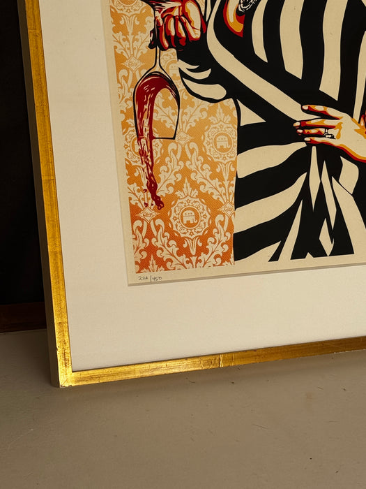 Framed, These Parties Disgust Me by Shepard Fairey