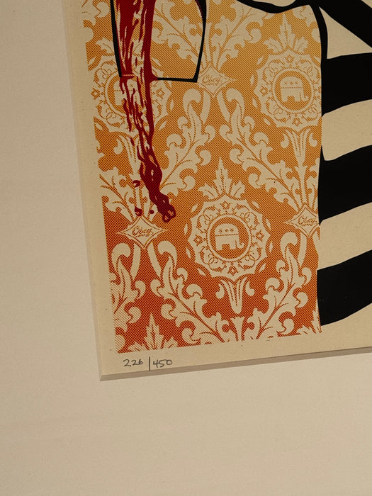 Framed, These Parties Disgust Me by Shepard Fairey