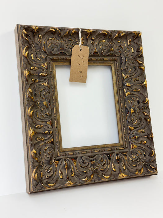 Chunky Ornate Golden Handmade Photo Frame #9