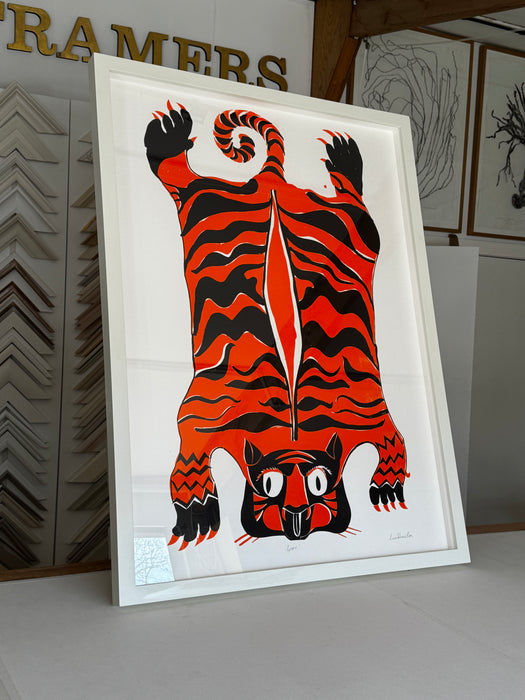 Framed, Grrrr Tiger by Lucie Sheridan