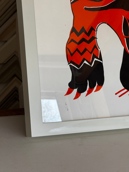 Framed, Grrrr Tiger by Lucie Sheridan