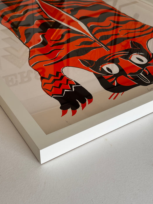 Framed, Grrrr Tiger by Lucie Sheridan