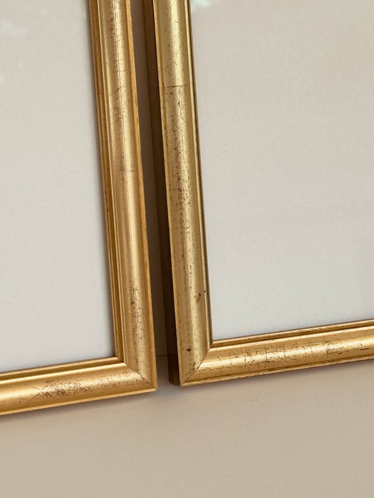 Pair of Gilt Photo Frames #001