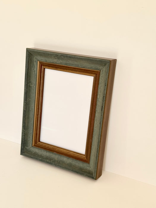 Italian Green & Gold Photo Frame 5x7'' #009