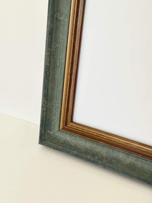 Italian Green & Gold Photo Frame 5x7'' #009