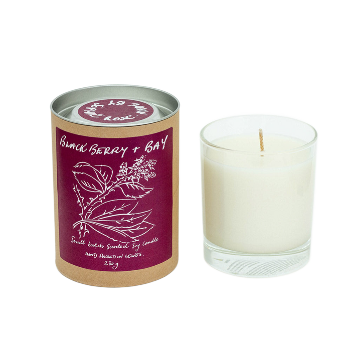 Blackberry + Bay Scented Soy Candle
