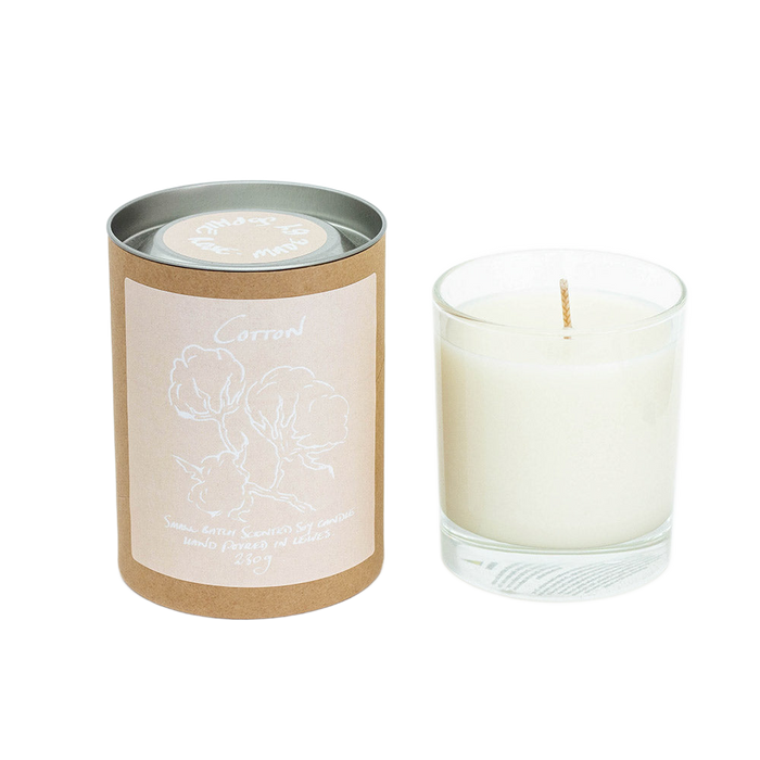 Cotton Scented Soy Candle