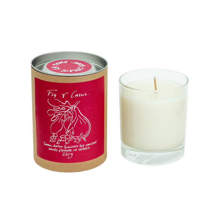 Fig + Cassis Scented Soy Candle