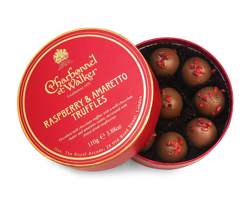 Raspberry & Amaretto Truffles