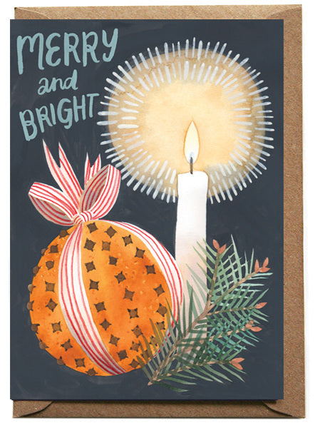 Merry and Bright Greeting Card