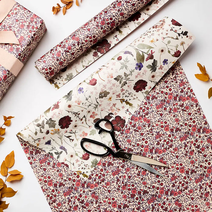 Pressed Floral & Wild Rose Wrapping Paper