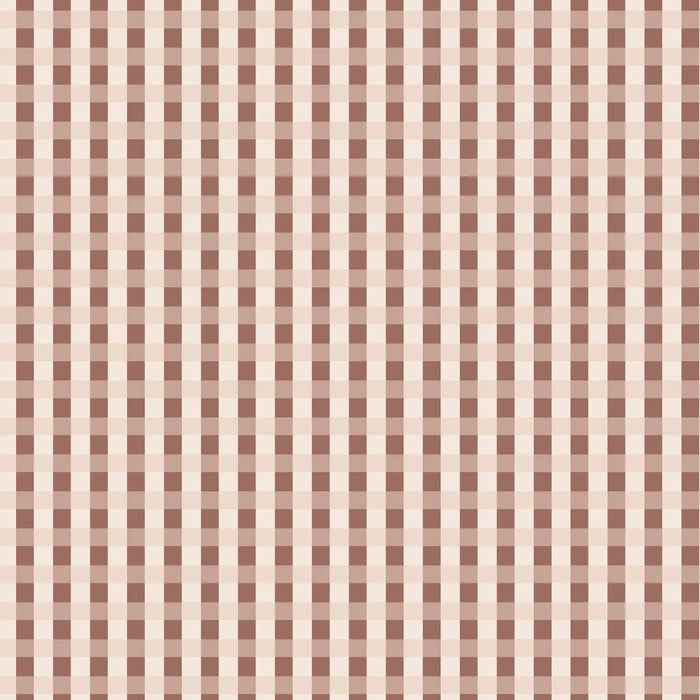 Rose Pink Gingham Wrapping Paper