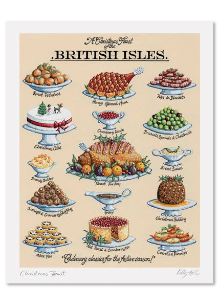 Christmas Feast of the British Isles by Kelly Hall