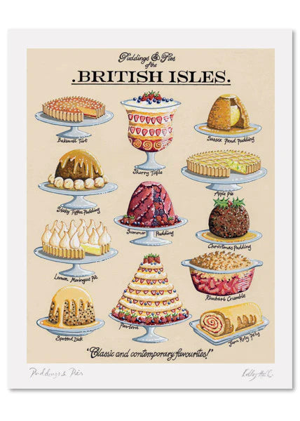Puddings and Pies of the British Isles by Kelly Hall