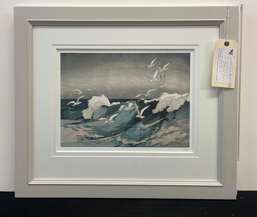 Framed Stormy Seas by Arthur Rigden Read