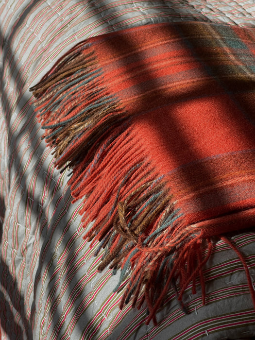 Lambswool Blanket in Stewart Royal Antique Tartan