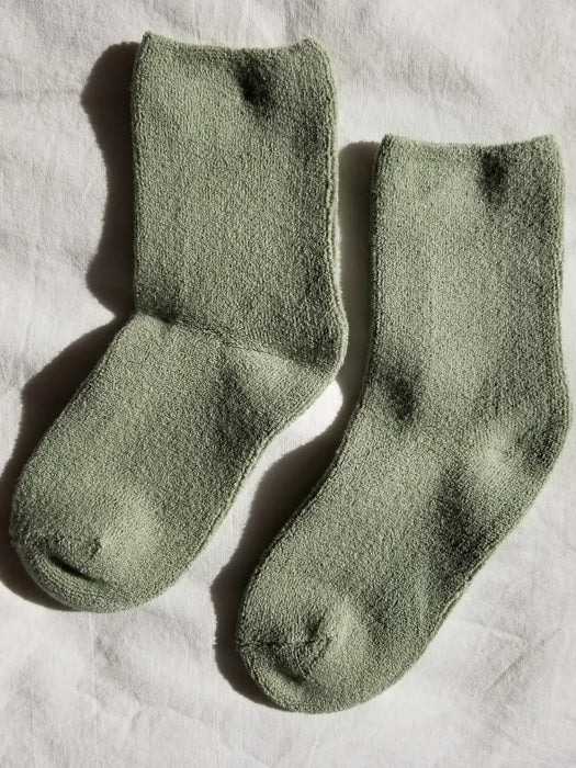 Cloud Socks in Matcha