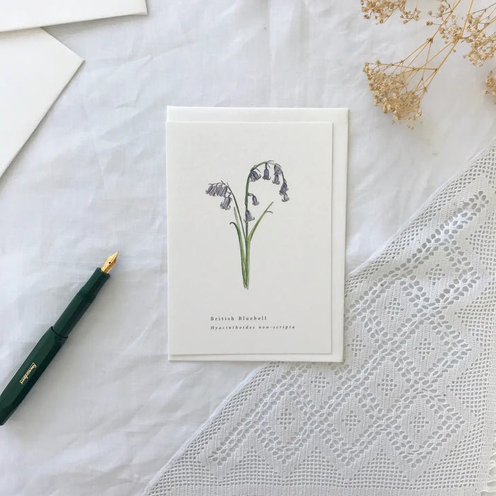 British Bluebell A Natural Year Greeting Card